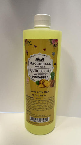 Maccibelle application of oil on a cuticle demonstrating quick absorption and softening