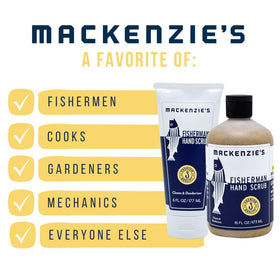 MacKenzie's paste texture close-up with walnut husk granules for effective scrubbing