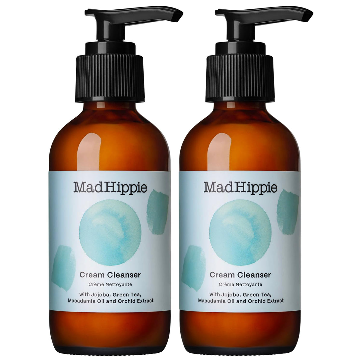 Mad Hippie front packaging showing two 4 oz tubes and benefits