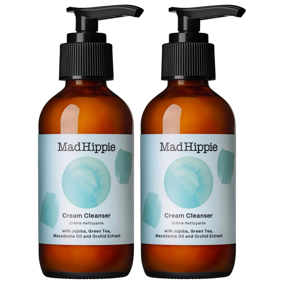 Mad Hippie front packaging showing two 4 oz tubes and benefits