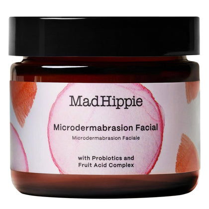 Mad Hippie front packaging of MicroDermabrasion Facial showing product details and benefits