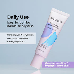 Mad Hippie moisturizer being applied to skin demonstrating dewy hydration