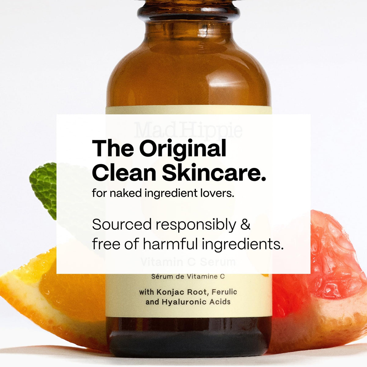 Mad Hippie serums texture on hand demonstrating lightweight hydration and quick absorption