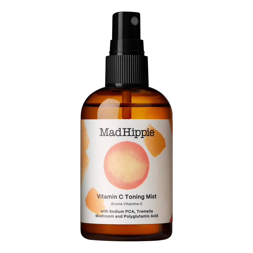 Mad Hippie front packaging showing 4 oz brightening mist benefit