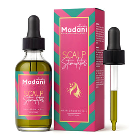 Madani Naturals front bottle label showing product name and benefits