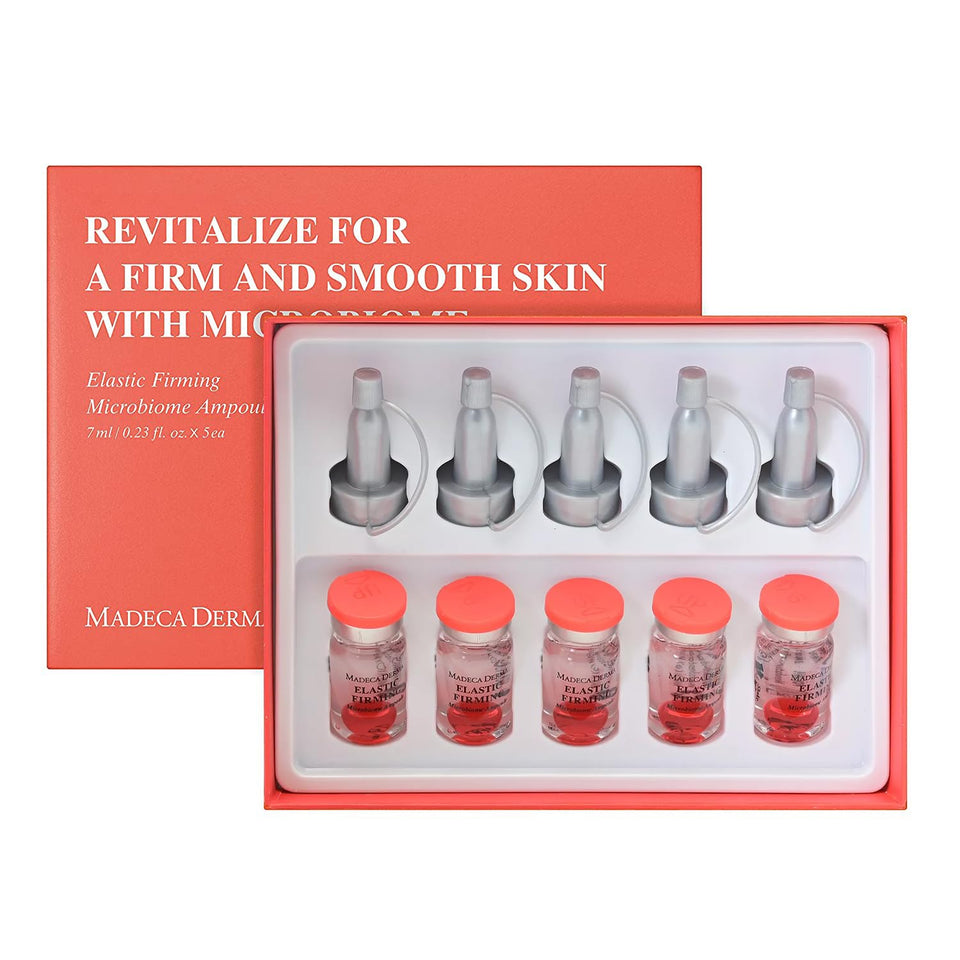 Madeca product front packaging shows ampoule set and benefits