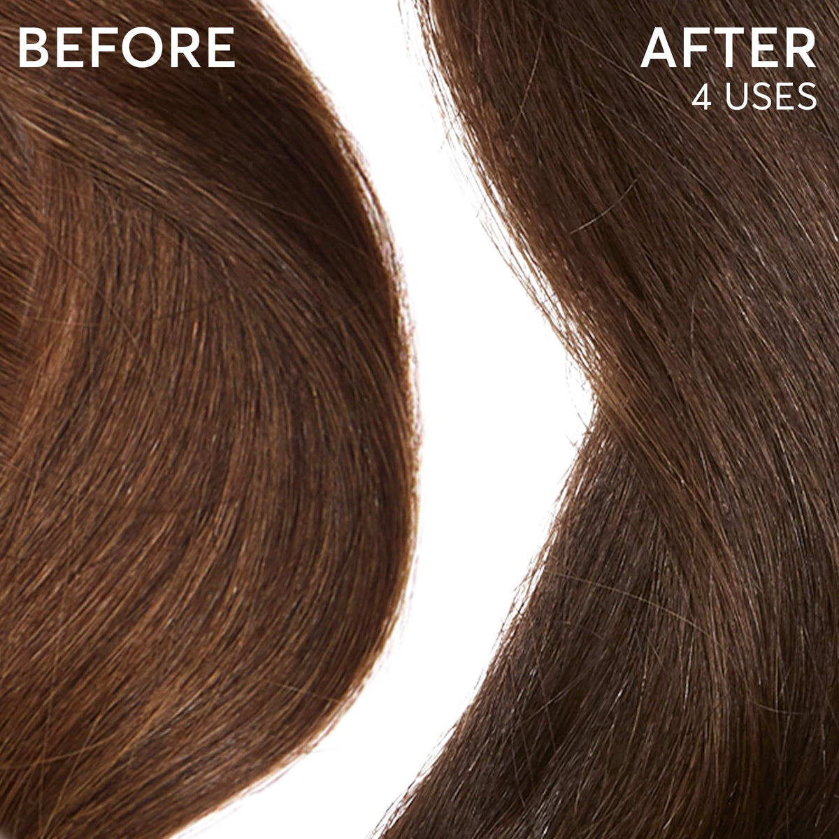 Madison Reed lifestyle image of sleek ash-brown hair showing toned, glossy results