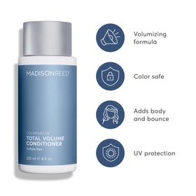 Madison Reed back label detail listing ingredients and benefits