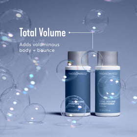 Madison Reed conditioner being applied in shower for detangling and volume