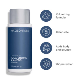 Madison Reed label close-up highlights key ingredients and color protection benefit