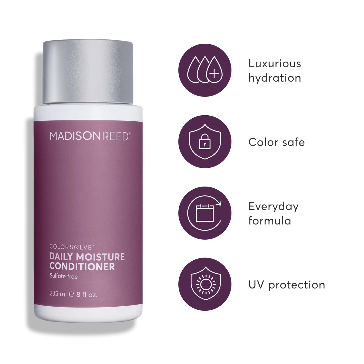 Madison Reed lid detail highlighting easy dispensing and secure seal