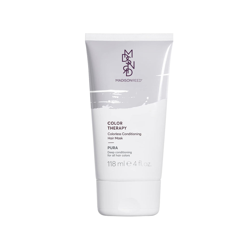 Madison Reed Pura Clear front packaging showing clear mask and benefits