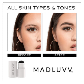 MADLUVV application on brow stencil delivering precise, natural brow shaping