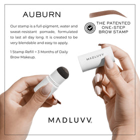 MADLUVV refill cap open revealing twist-activated pigment for easy use