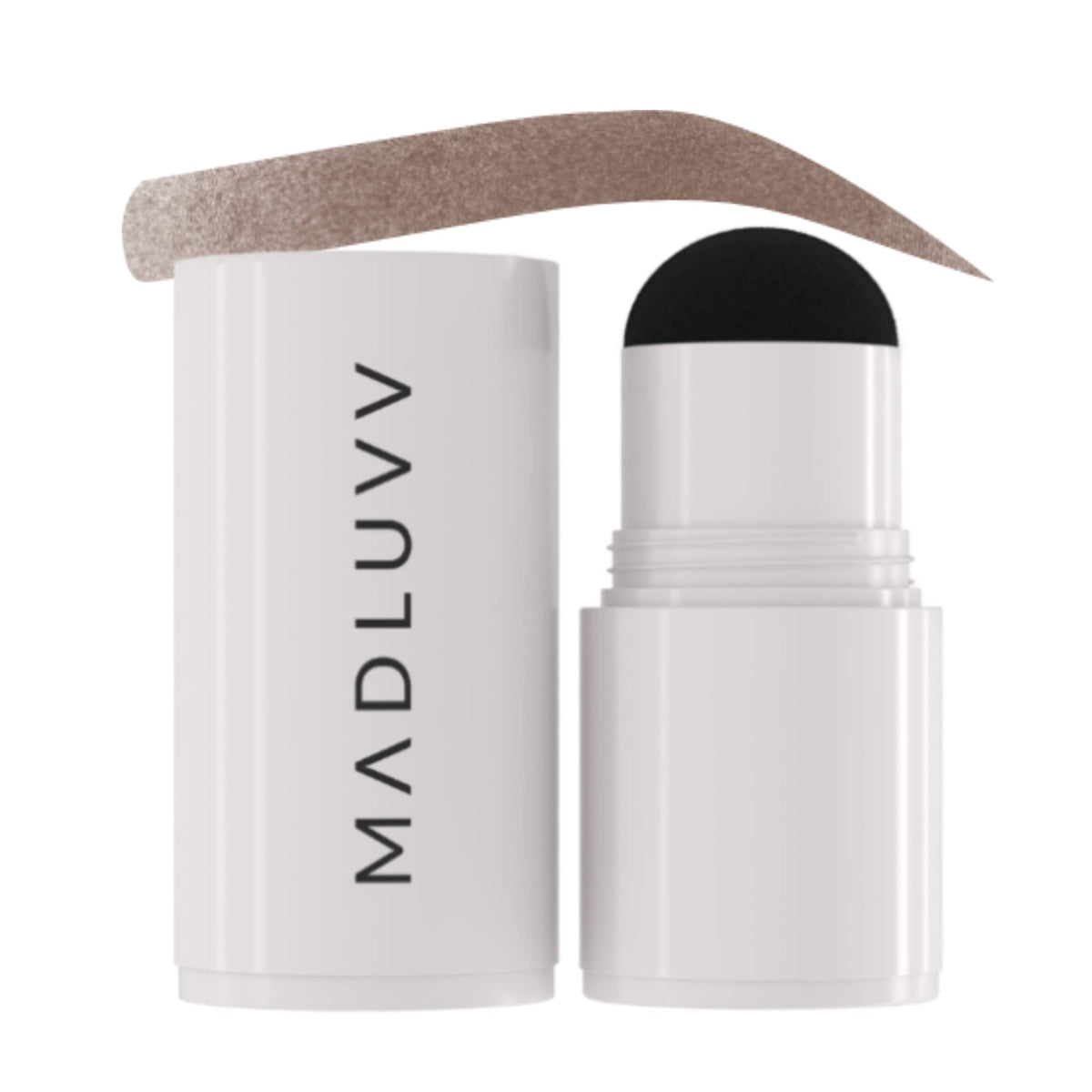 MADLUVV refill front packaging showing medium brown shade and compact benefit