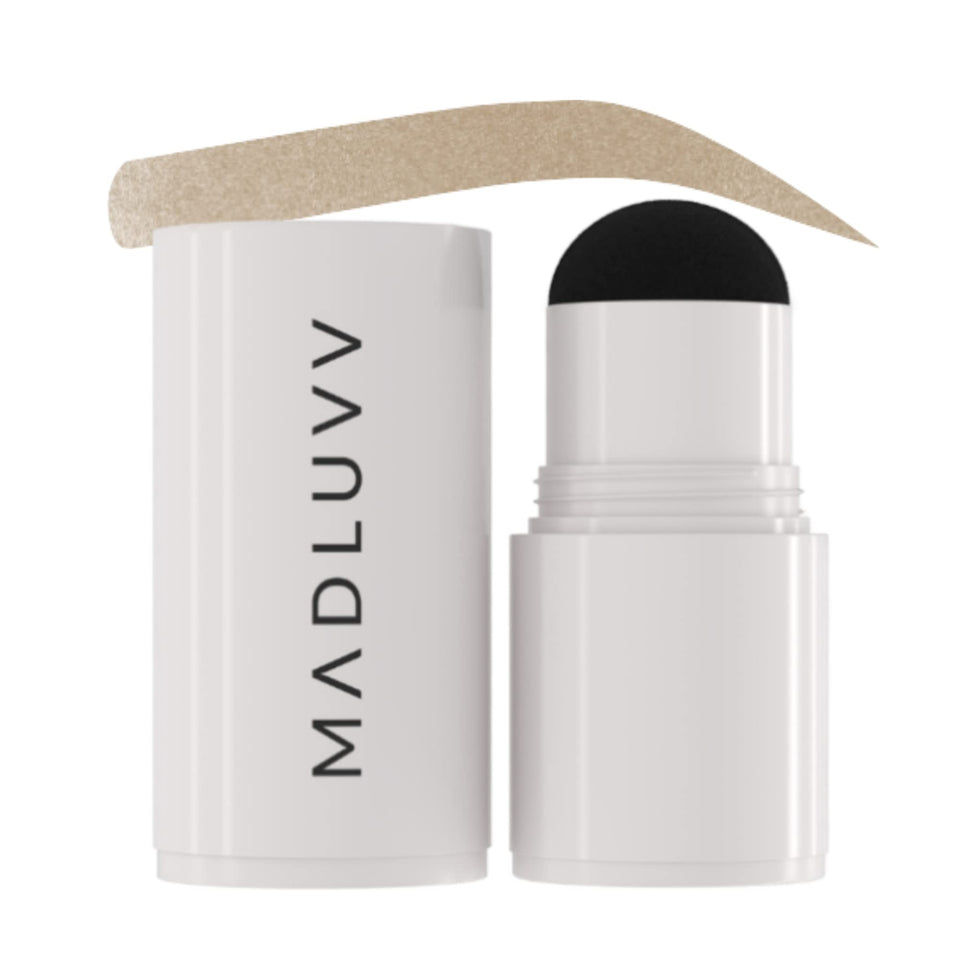 MADLUVV refill front view showing compact blonde color applicator for quick touch ups