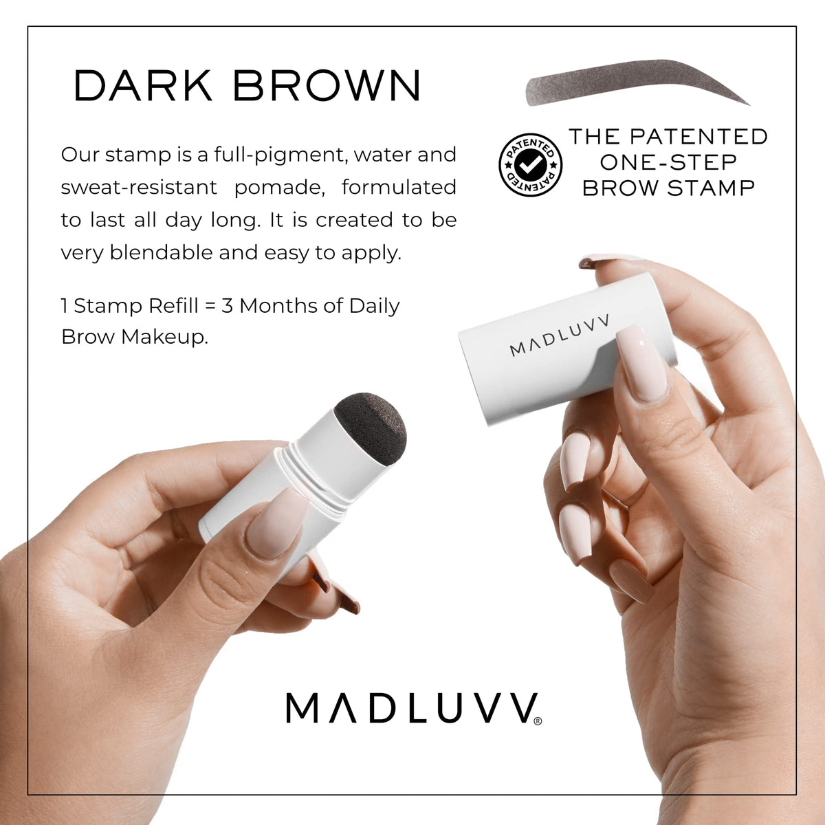 MADLUVV closeup sponge tip revealing texture for precise application