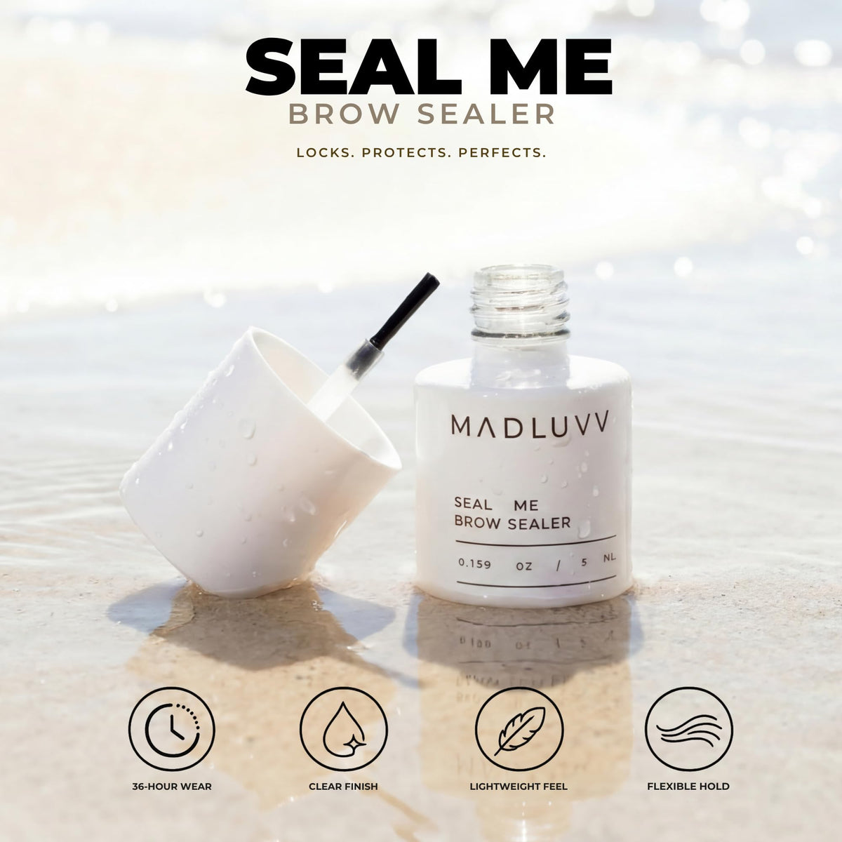 MADLUVV applicator close-up demonstrating precise brush for easy application