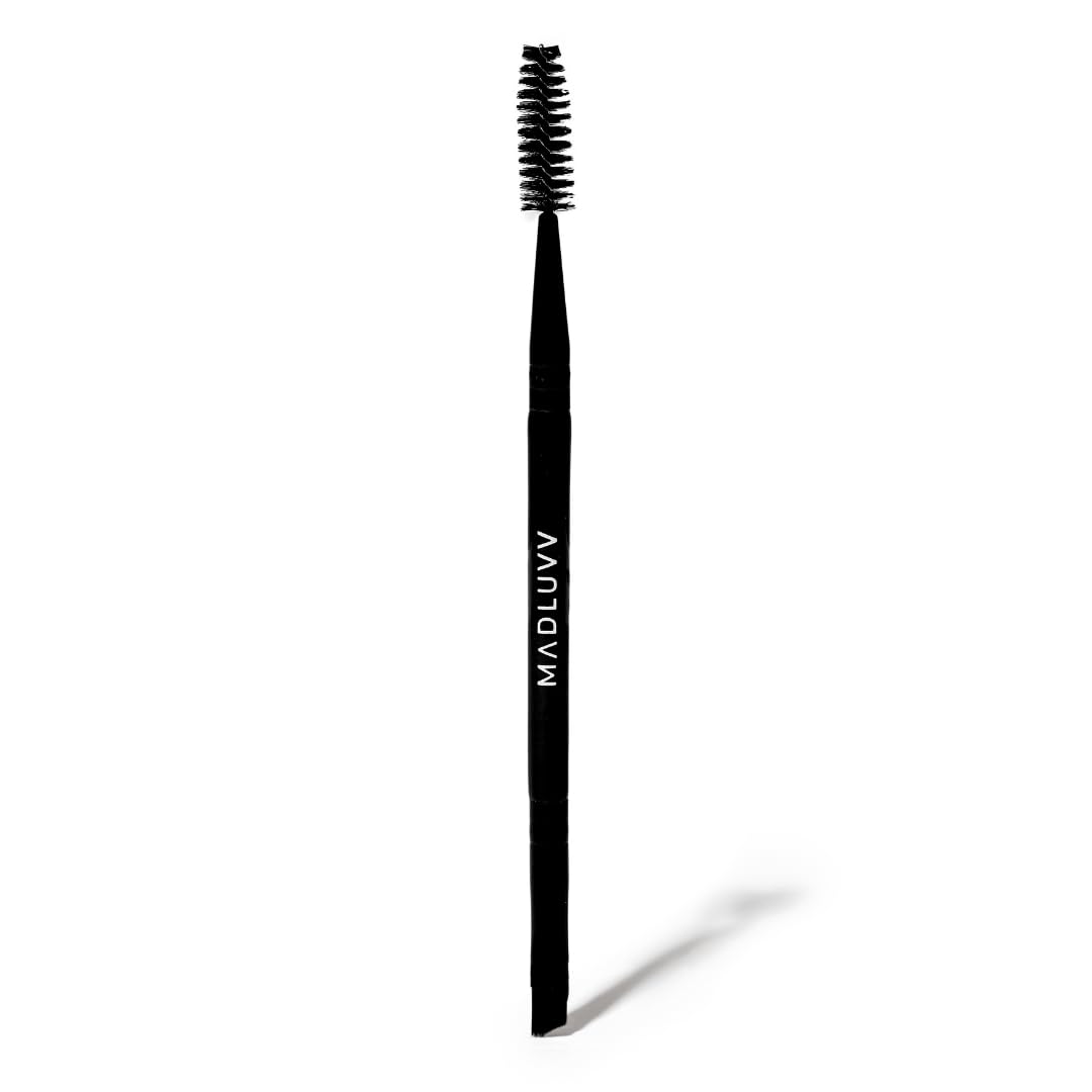 MADLUVV stencil comparison on face to pick best brow shape
