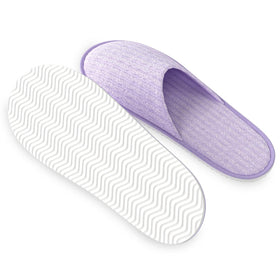 Maeline in-use image of guest wearing slippers providing immediate indoor comfort