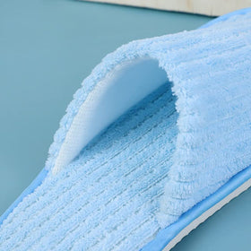 Maeline individually bagged slippers demonstrating sanitary packaging for guests
