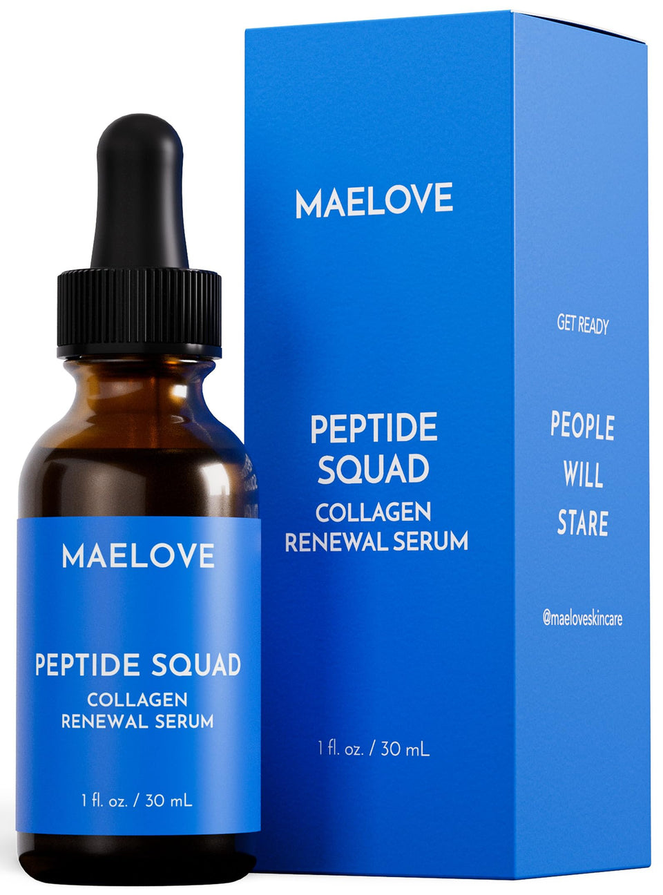MAELOVE front packaging showing bottle and label for easy identification and trust
