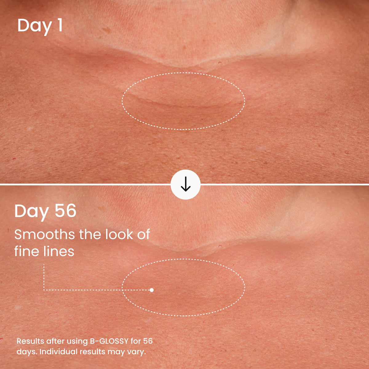 MAËLYS ingredient layout featuring peptides and meadowfoam, signaling skin support