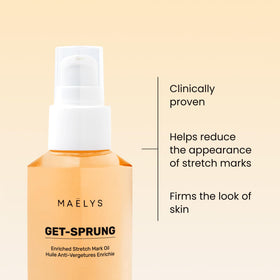 MAËLYS bottle pump closeup highlighting dispensing ease and controlled application