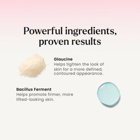 MAËLYS application along jawline demonstrating lifting and contouring benefit