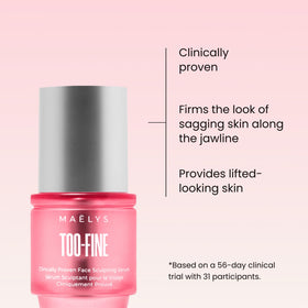 MAËLYS metal applicator close-up highlighting cooling tip for depuffing benefit