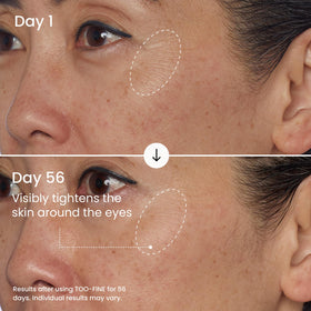 MAËLYS TOO-FINE serum texture closeup showing lightweight absorbent finish