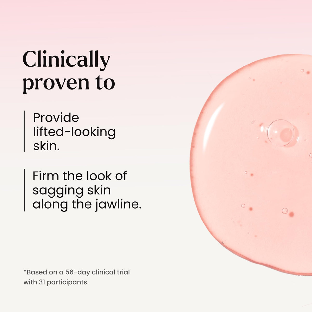 MAËLYS under-eye use showing depuffing and refreshed look benefit