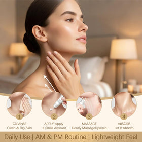 Magec cream five-roller closeup illustrating smooth massage delivery