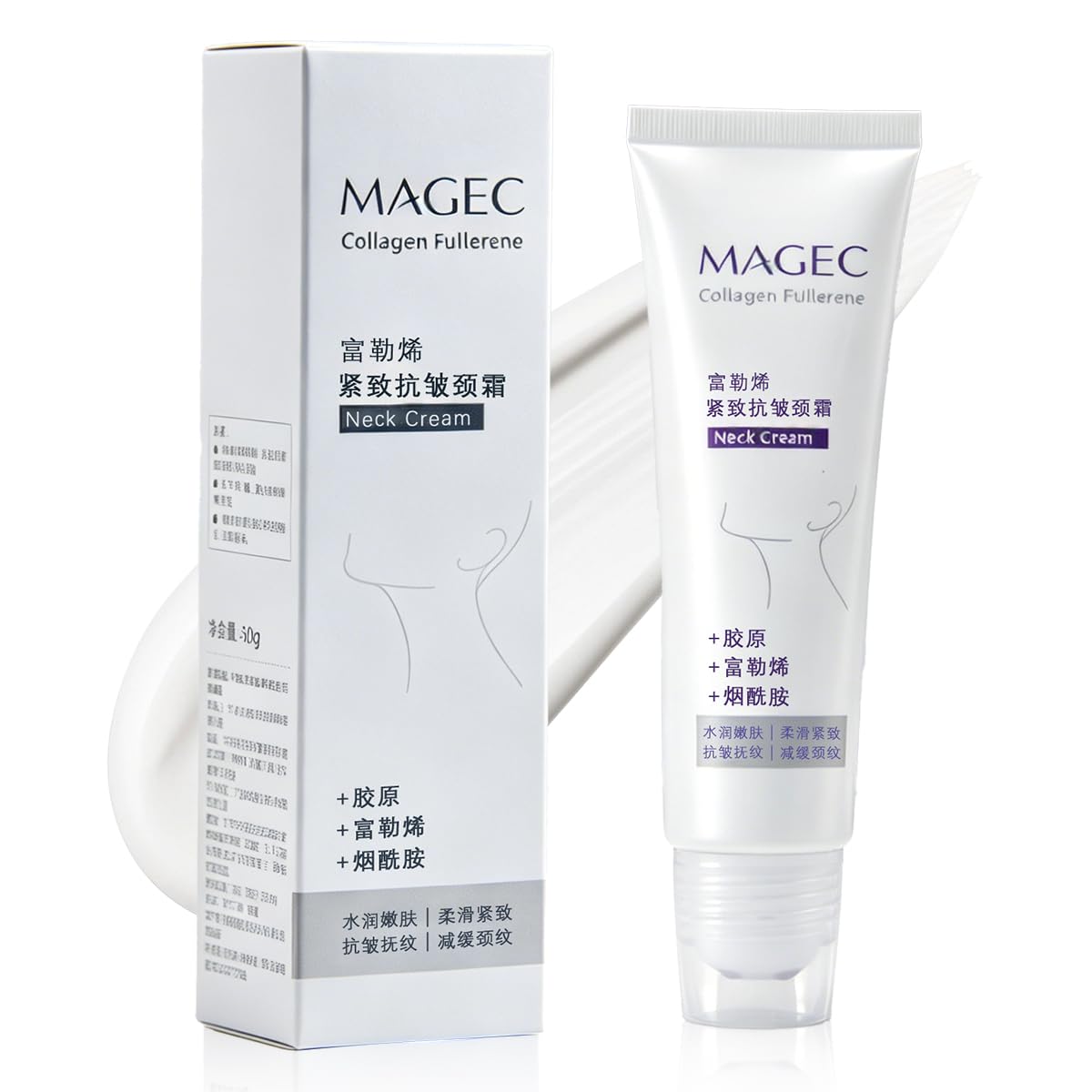 Magec cream front packaging showing neat applicator and product benefit