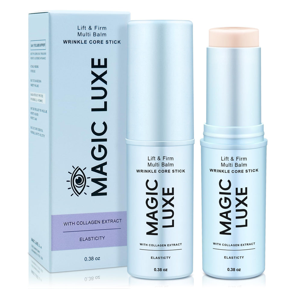 MAGIC LUXE OIL front packaging showing compact two-pack and benefits
