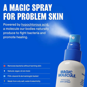 Magic Molecule travel bottles pair of 3.4oz ideal for on‑the‑go care