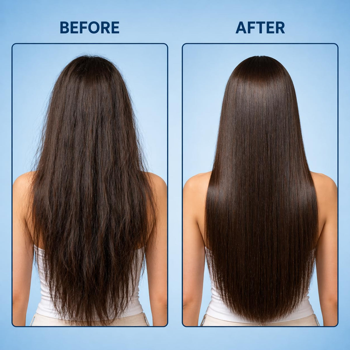 MagicSleek bottle staged with styling tools for salon-ready results