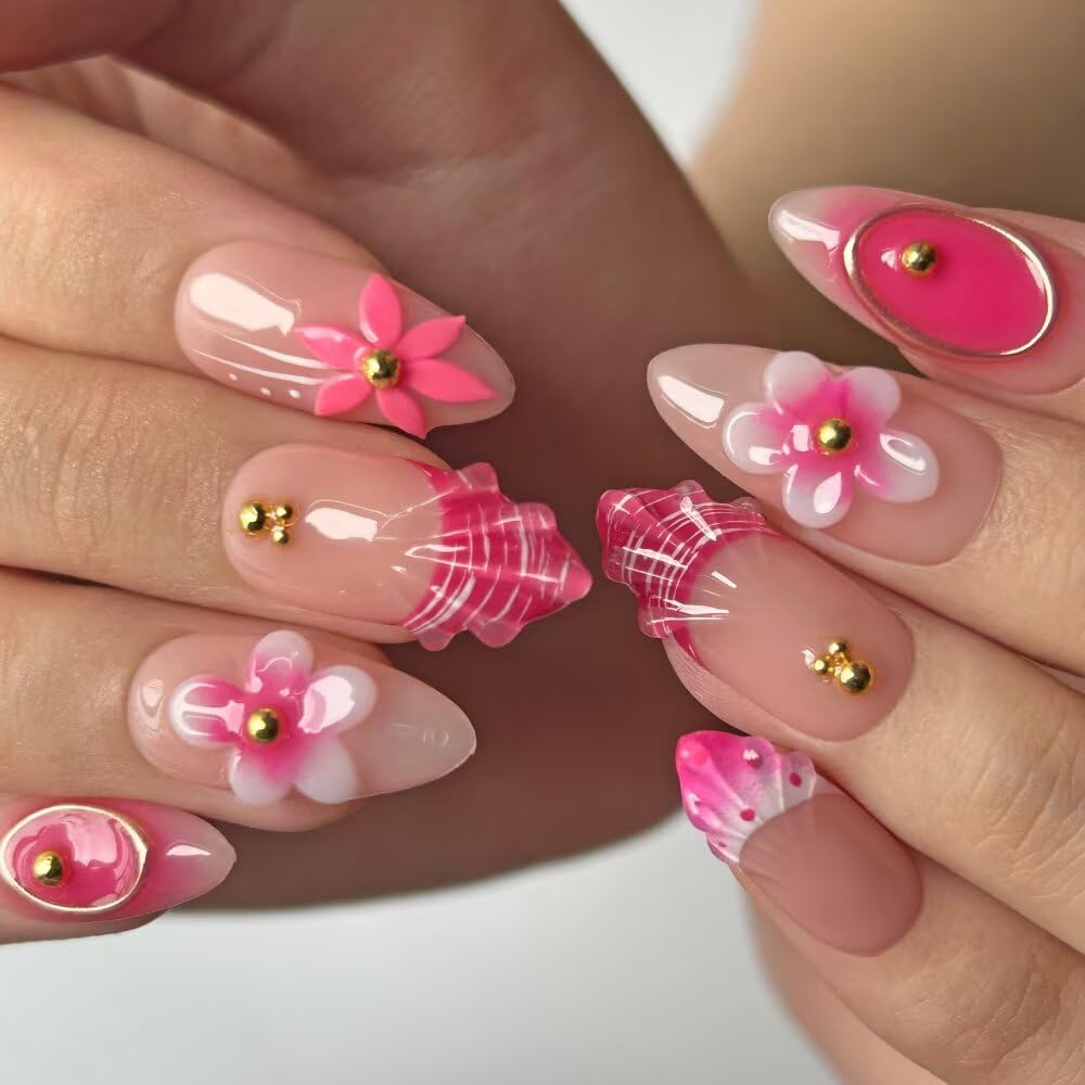 MAGLFELL detailed French tip and pink gradient offering elegant finish