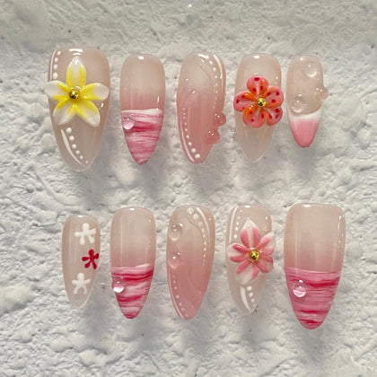 MAGLFELL front packaging showing full press-on nail set and quick salon finish