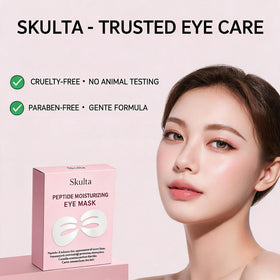 Magluxe mask in hand during application illustrating easy three-piece placement