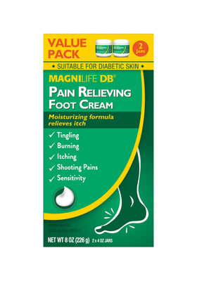 MagniLife cream applied before socks for overnight healing
