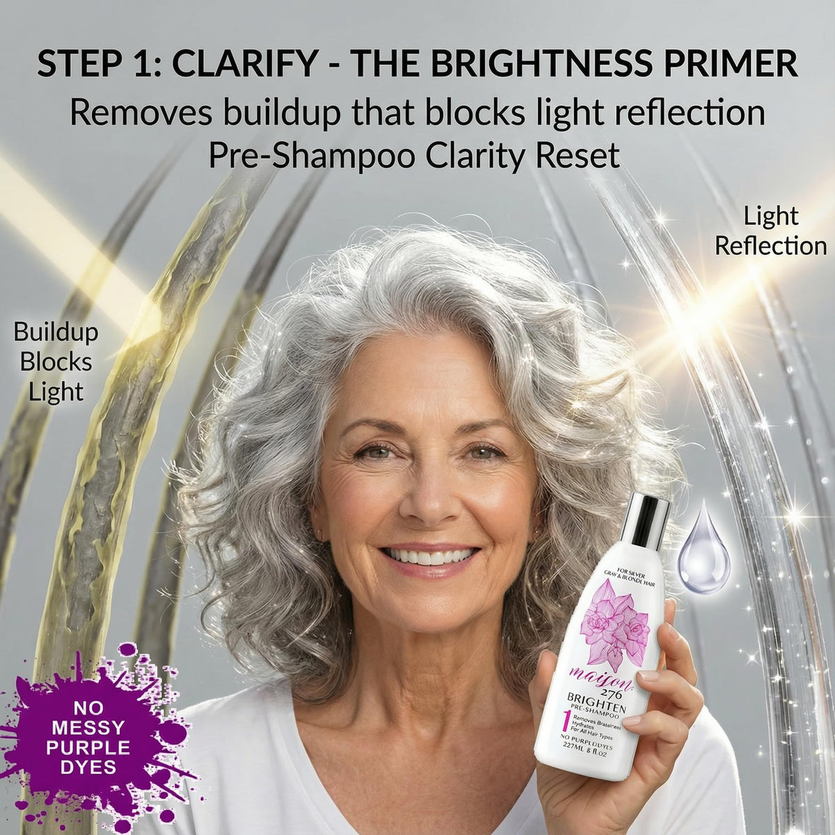 Maison 276 ingredient label view emphasizing clean, sulfate-free formula