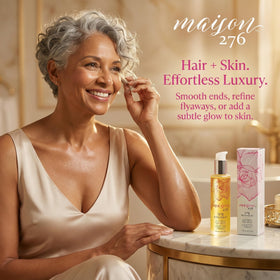 Maison 276 oil pressed into cuticles providing subtle hydration
