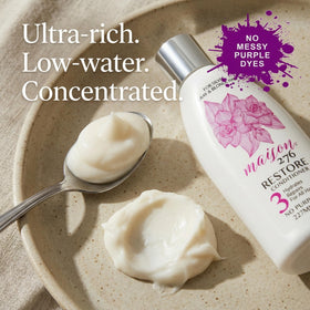 Maison 276 creamy low-water texture close-up, showing concentrated formula for deeper moisture