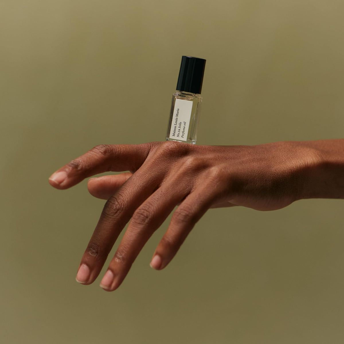Maison Louis Marie Icila label and ingredient list emphasizing clean, vegan formulation