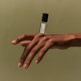 Maison Louis Marie Icila label and ingredient list emphasizing clean, vegan formulation