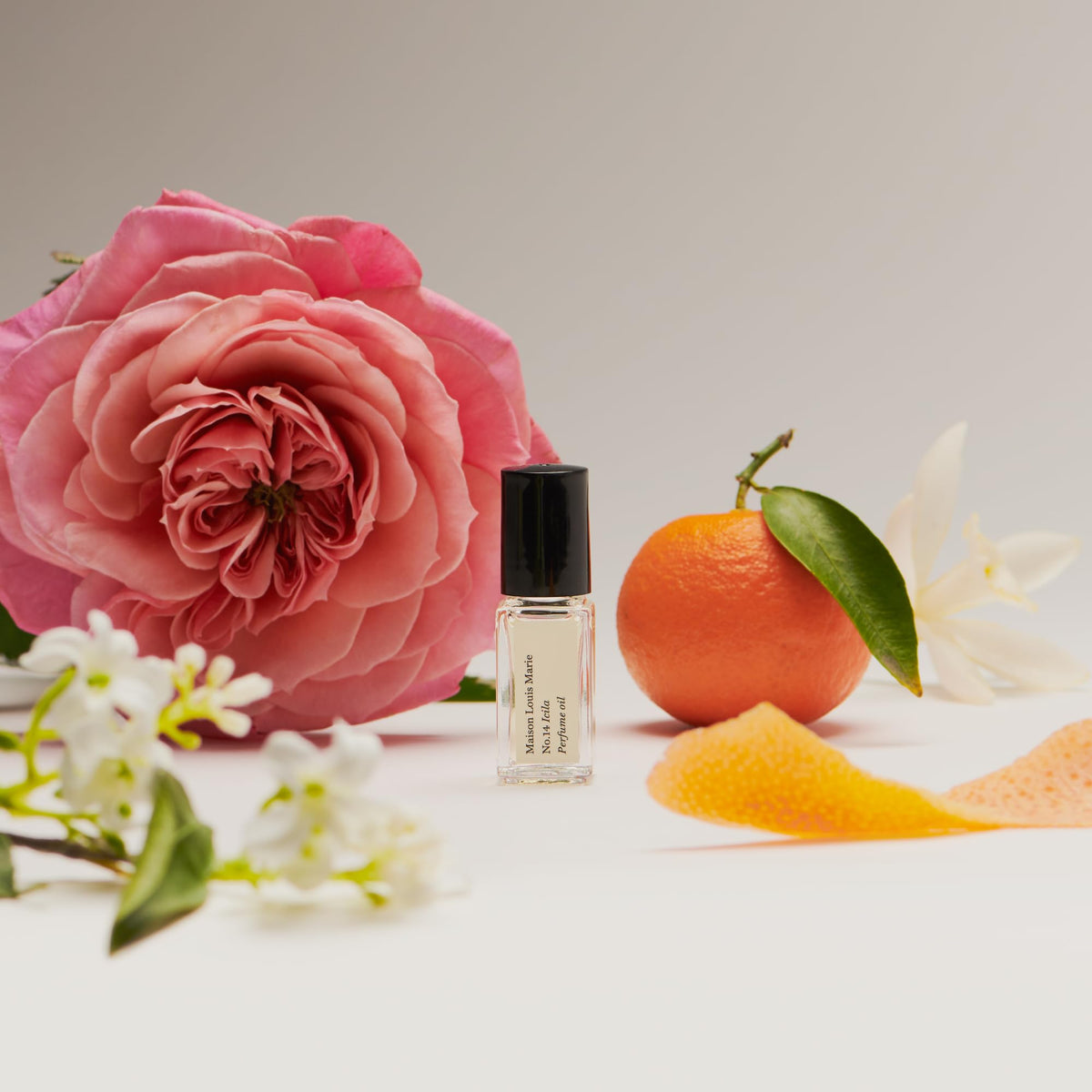 Maison Louis Marie Icila perfume oil texture close-up highlighting rich, long-lasting oil