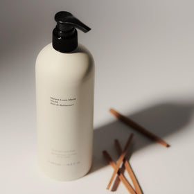 Maison Louis Marie ingredients close-up showing plant oils and moisturizing benefits