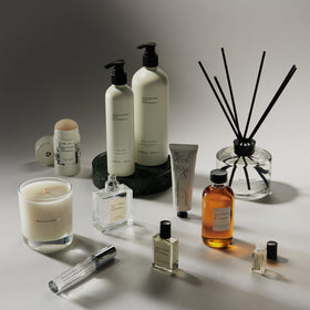 Maison Louis Marie wash in a styled bathroom setting showing everyday luxury benefit