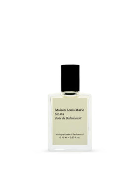 Maison Louis Marie front packaging showing compact roll-on bottle and branding benefits portability